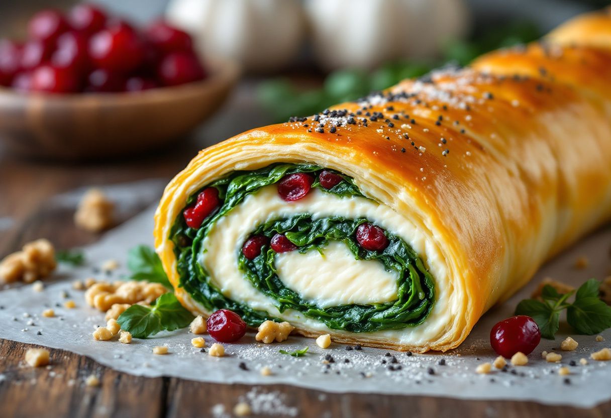 Camembert Roulade recipe image