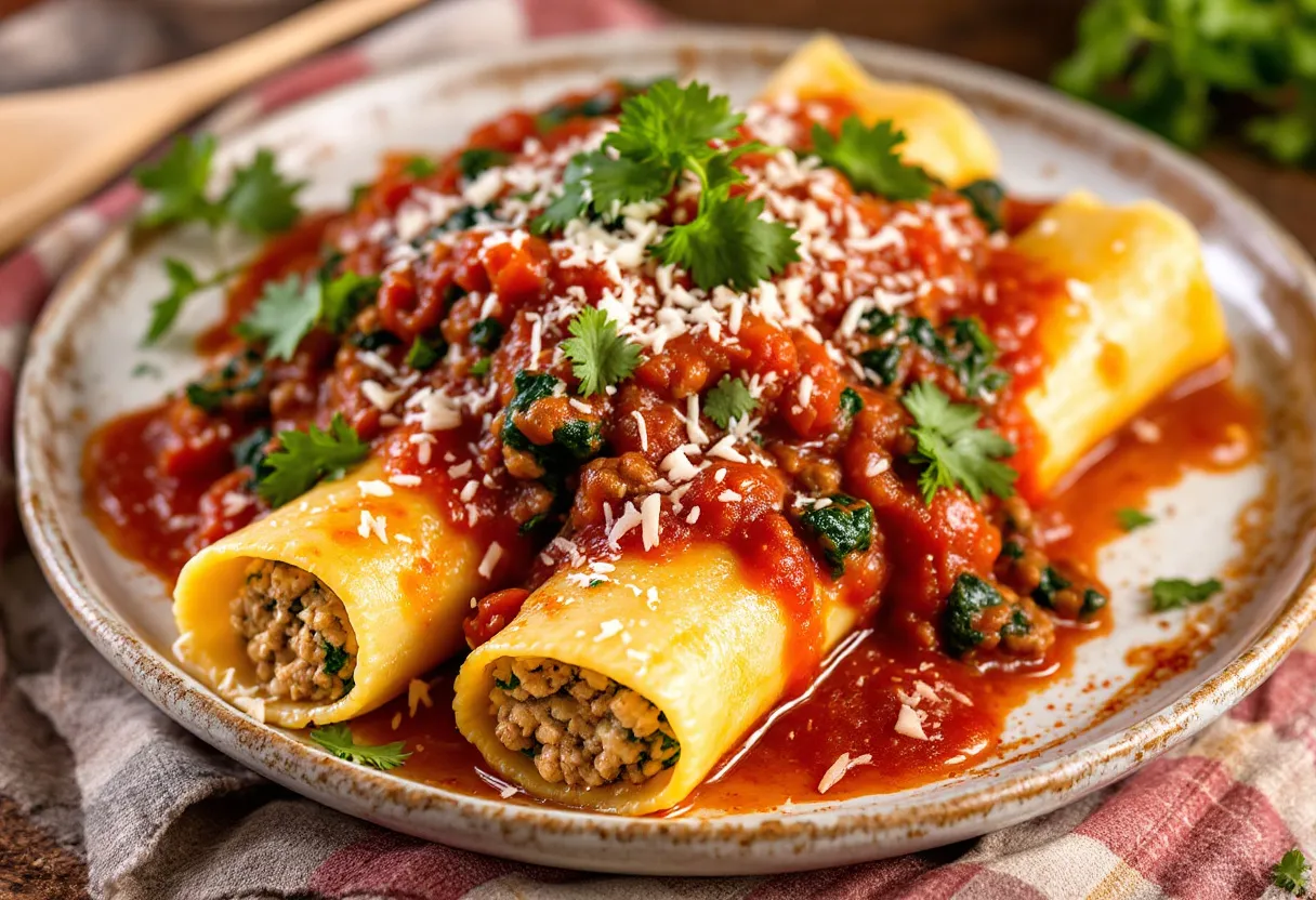 Canelones de Caylloma