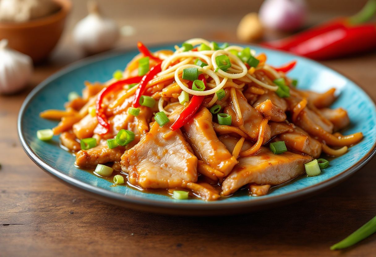 Cantonese Chrysanthemum Pork recipe image