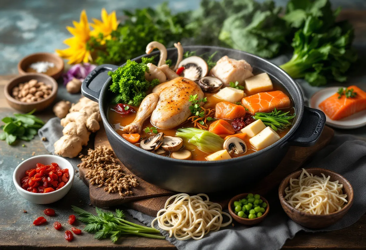 Cantonese Herb Hotpot recipe image