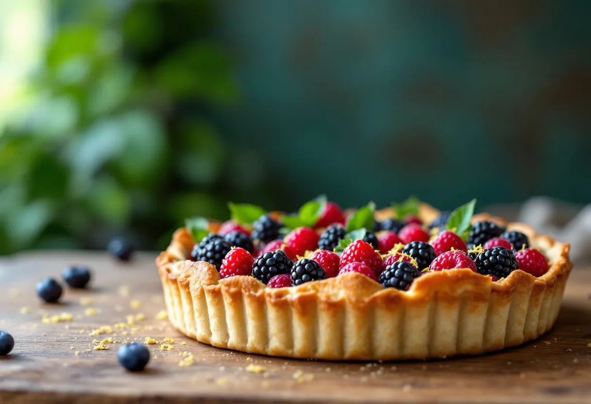 Cape Honeyberry Tart