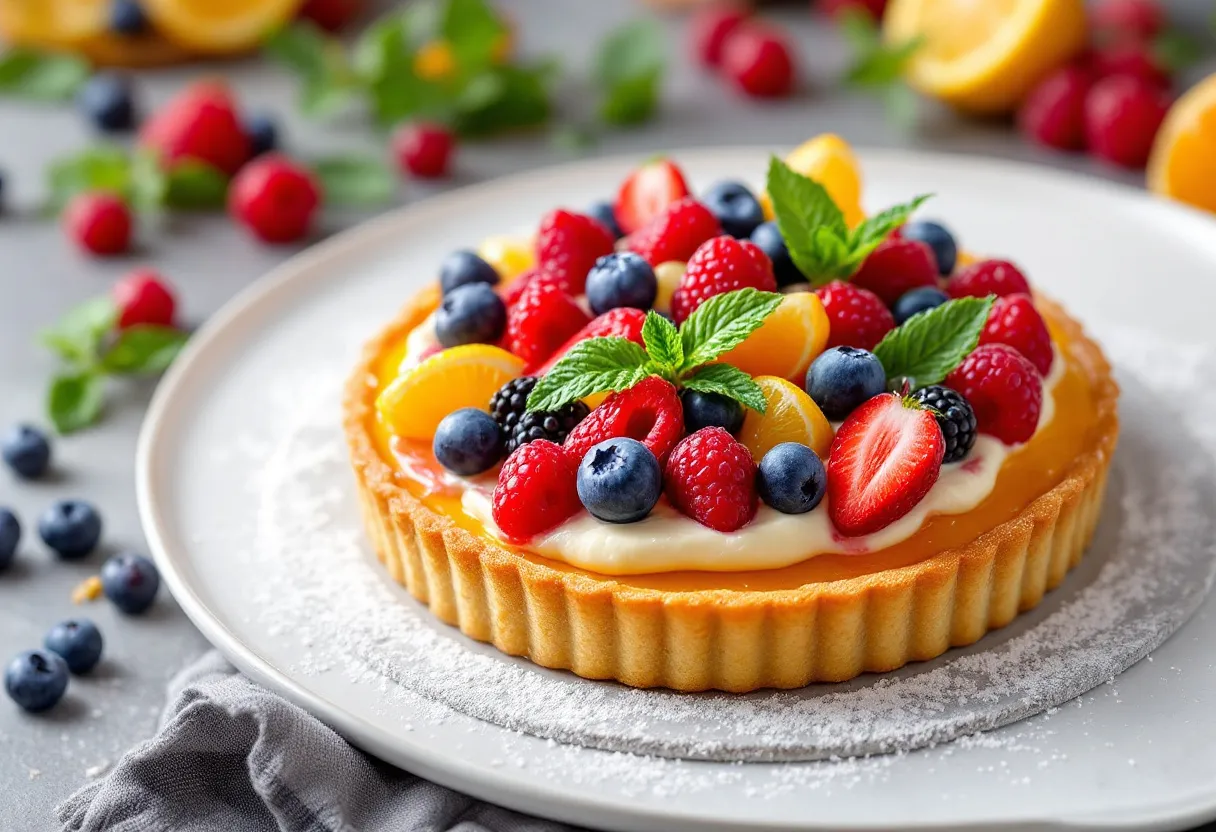 Cape Sundowner Tart recipe image