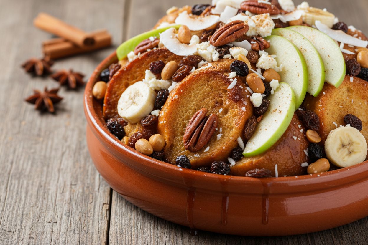 Capirotada recipe image