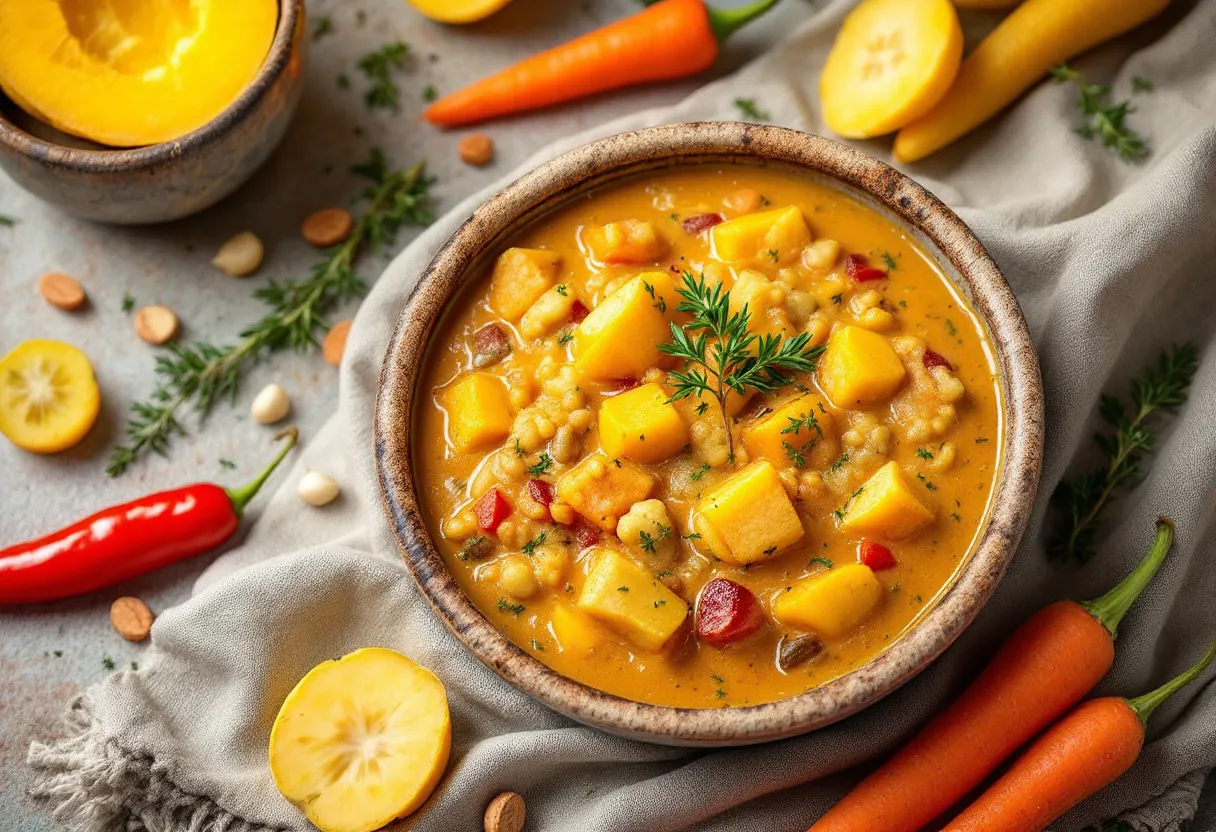 Caribbean Breadfruit Chowder