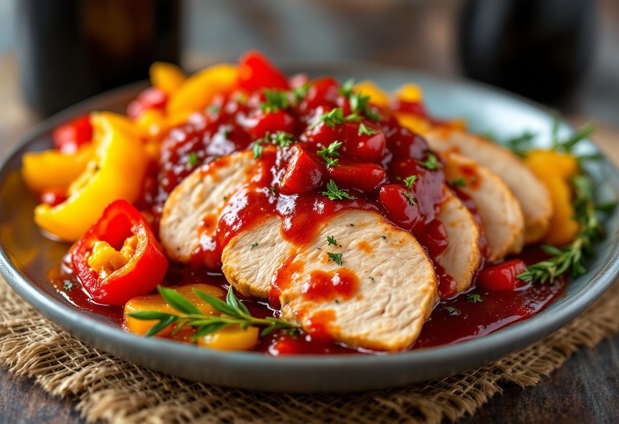 Caribbean Merlot Pepper Roule recipe image