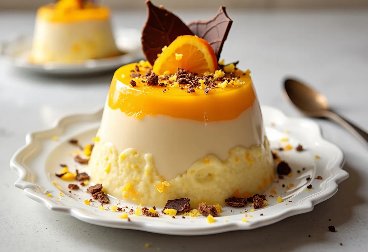 Carioca Mimosa Pudding