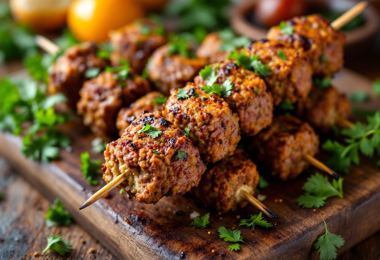 Casablanca Kefta Skewers recipe image