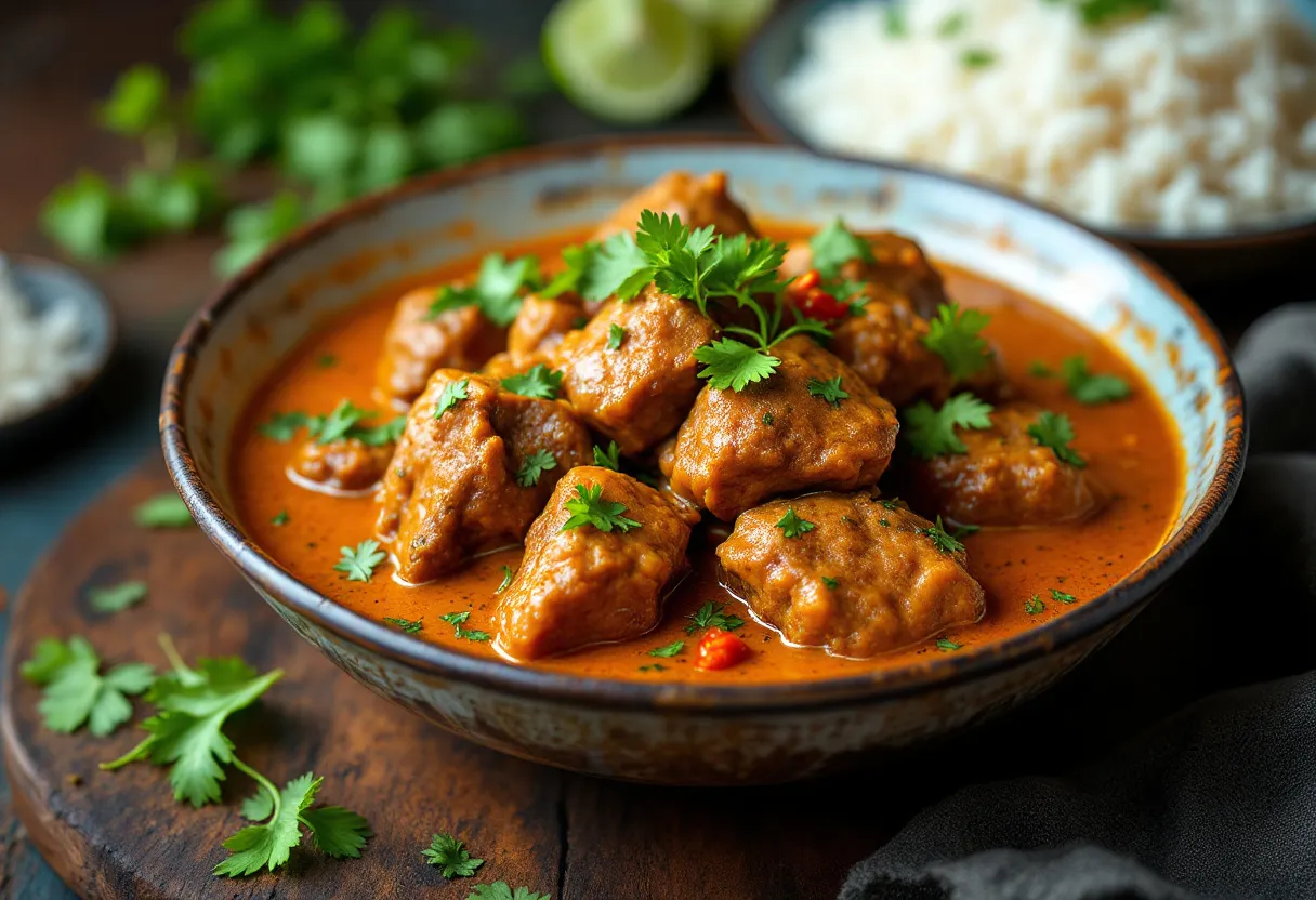 Cassareep Lamb Curry recipe image