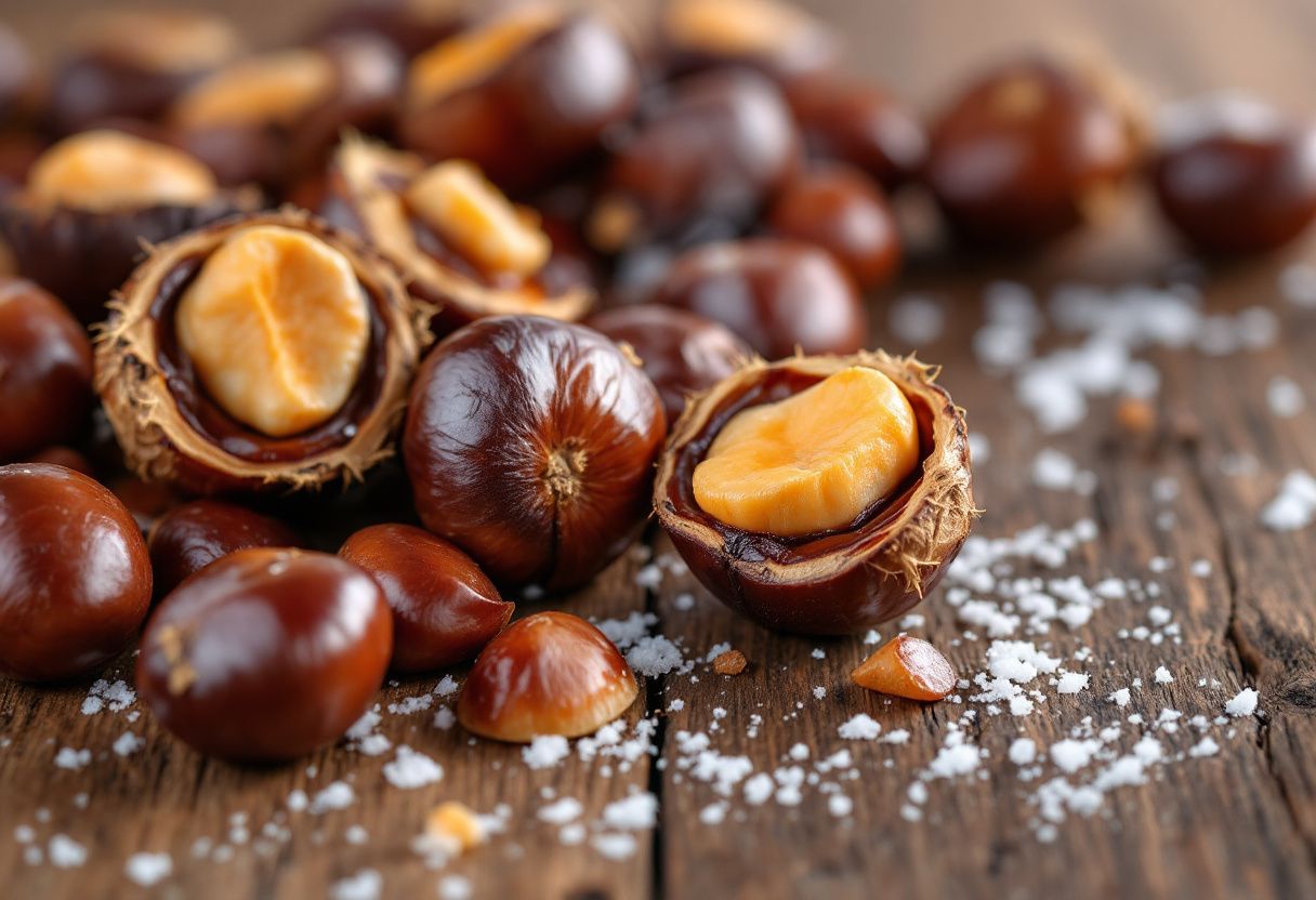 Castañas Asadas recipe image