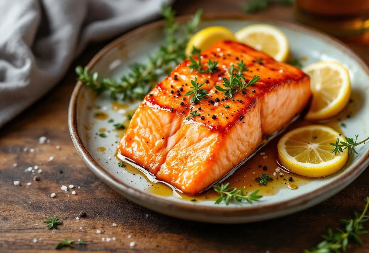 Celtic Honeyed Salmon recipe image