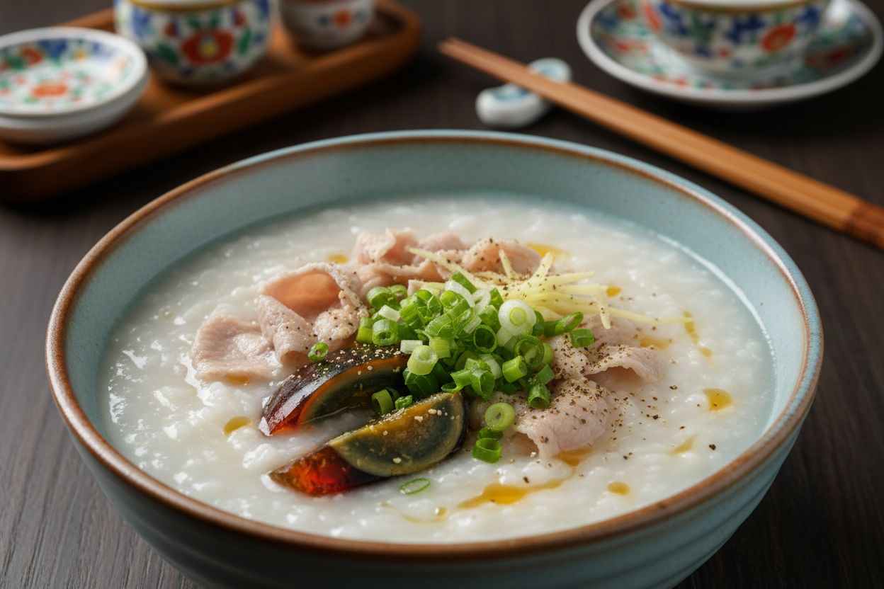 Century Egg and Lean Pork Congee