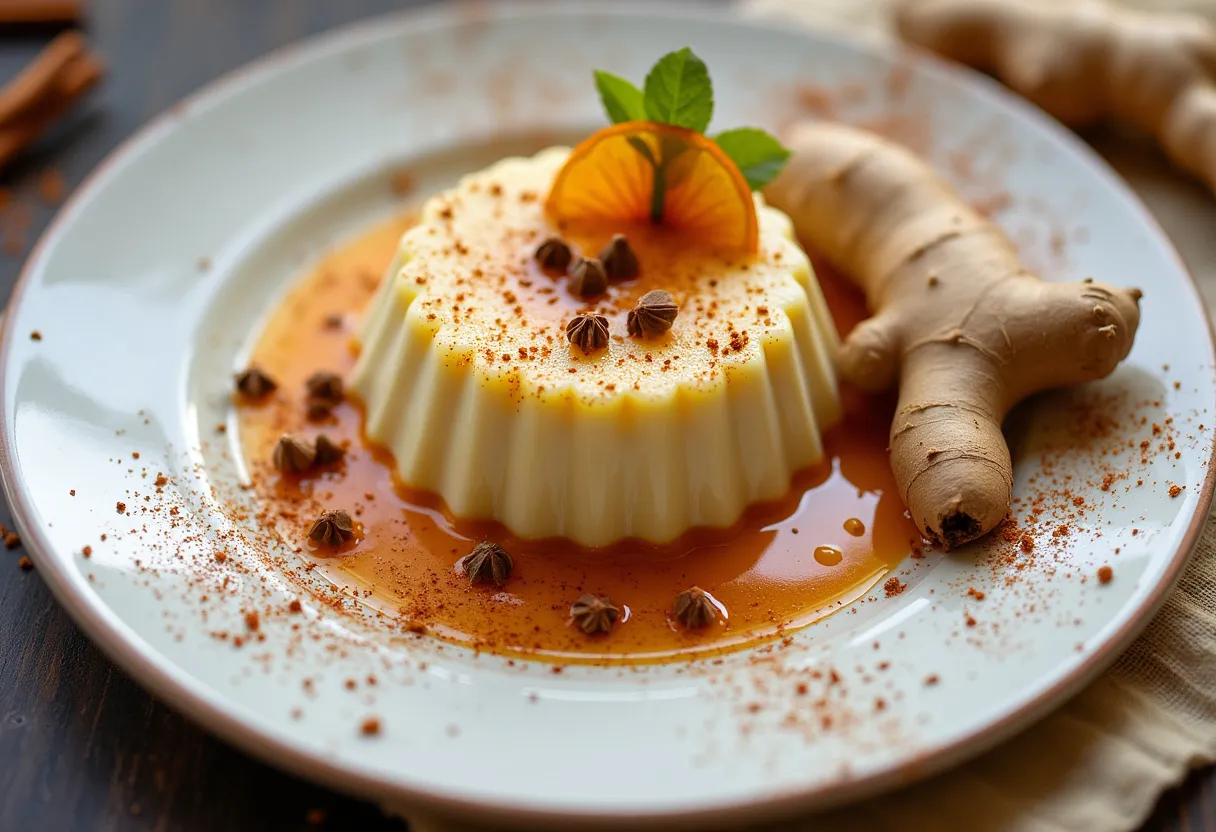 Chai Panna Cotta recipe image