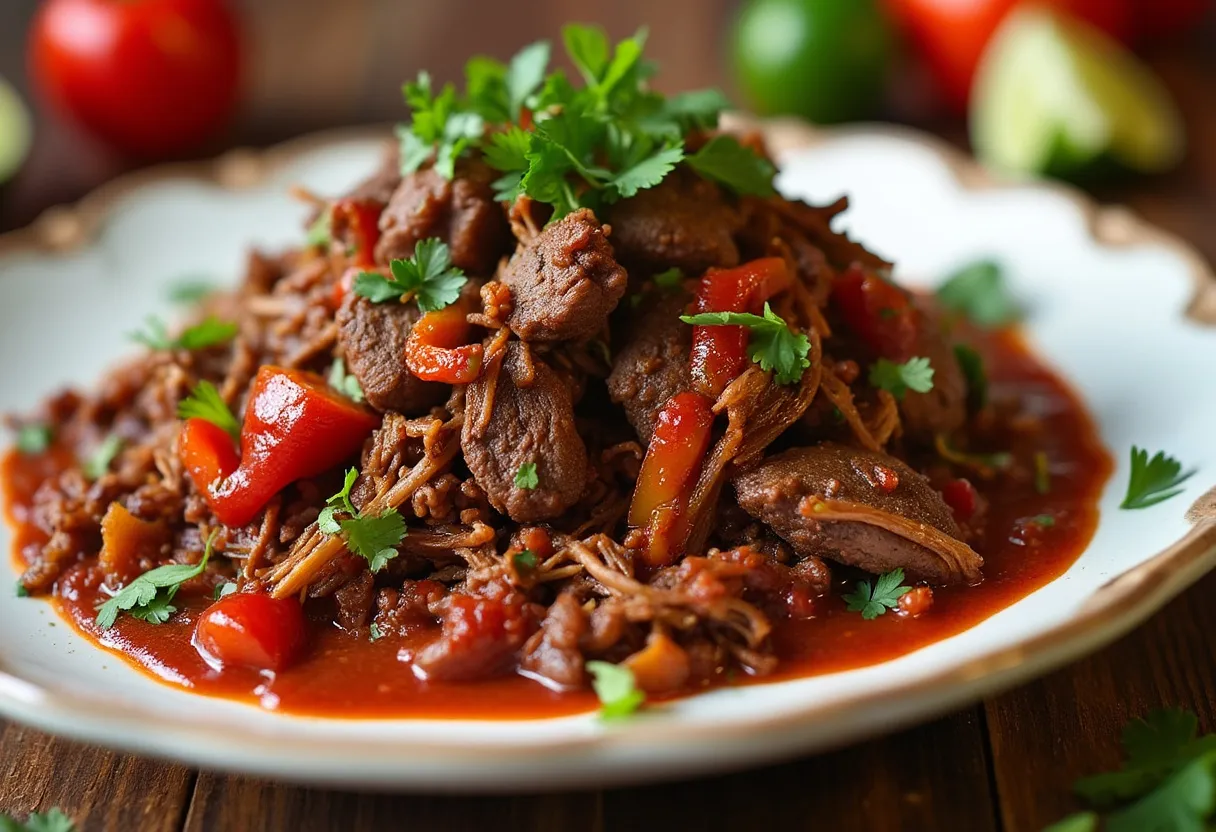 Charcoal Ropa Vieja recipe image