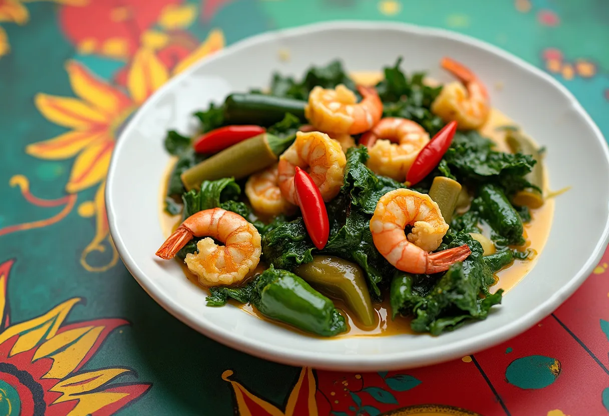 Chaya Callaloo recipe image