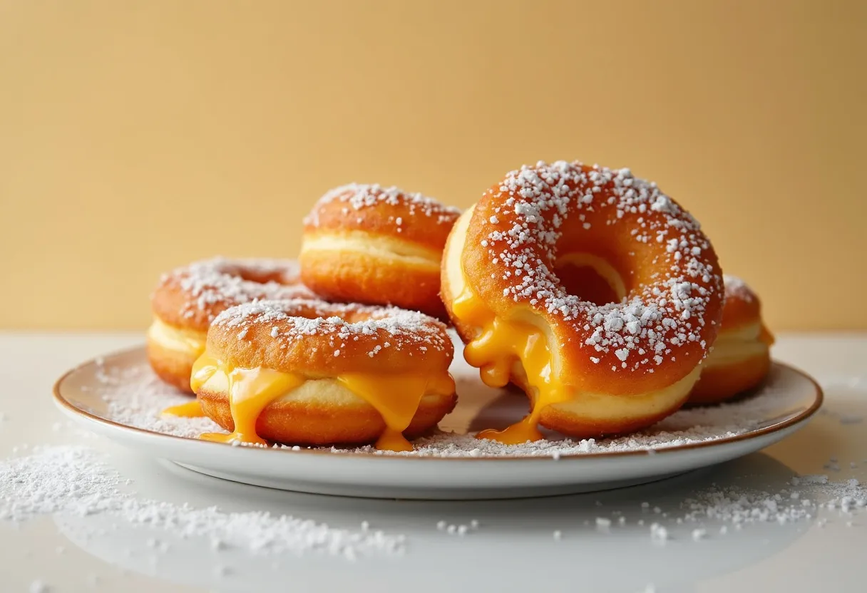 Cheddar Cheese Donuts From The Simpsons Tv Show recipe image
