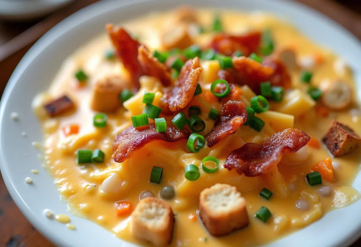 Cheese Soup Sundae From The Simpsons Tv Show recipe image