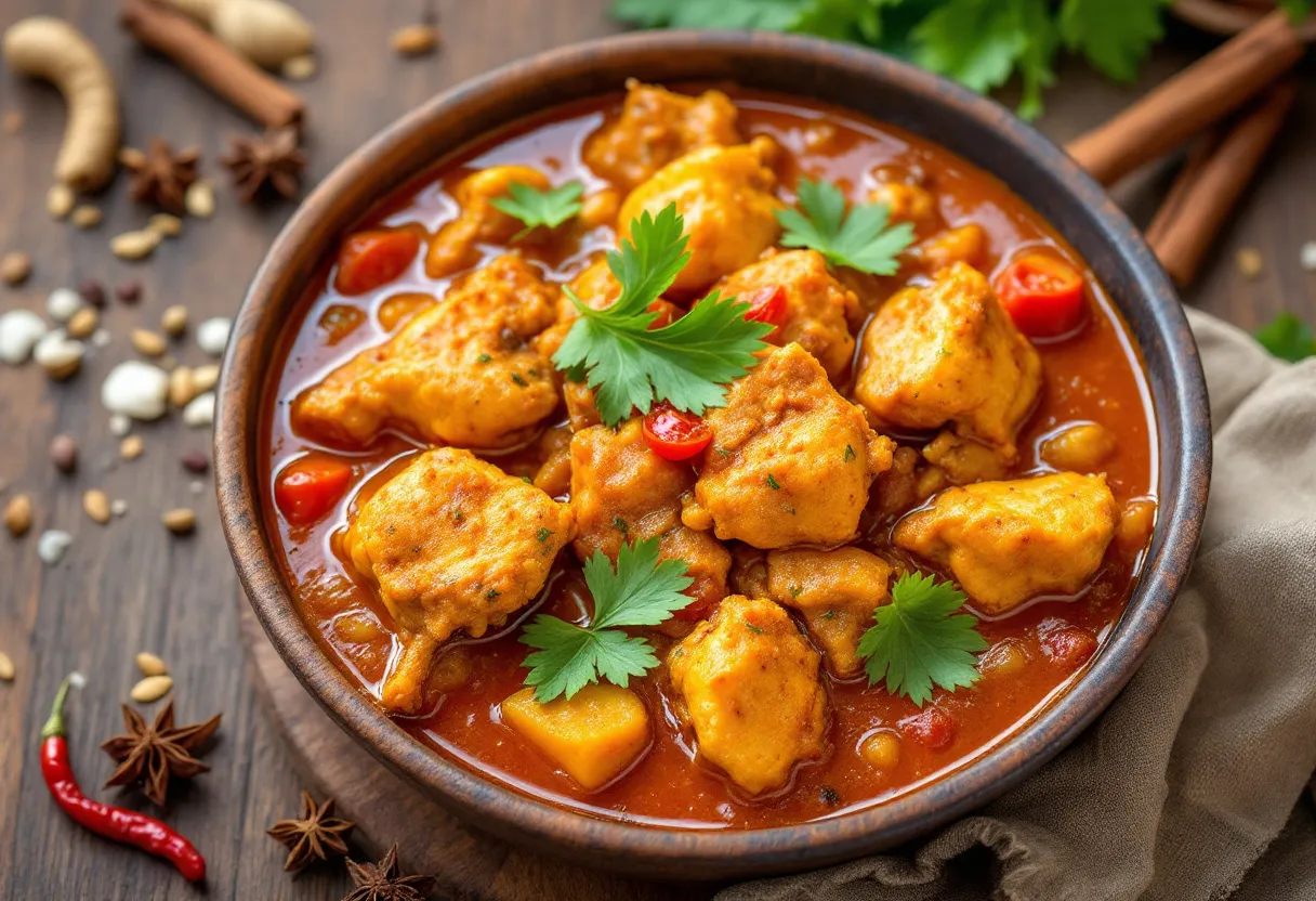 Chettinad Kozhi Curry recipe image