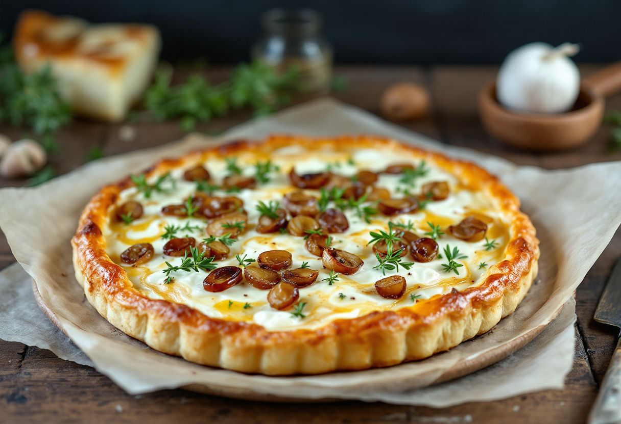 Chèvre Tarte de Seine-et-Marne recipe image
