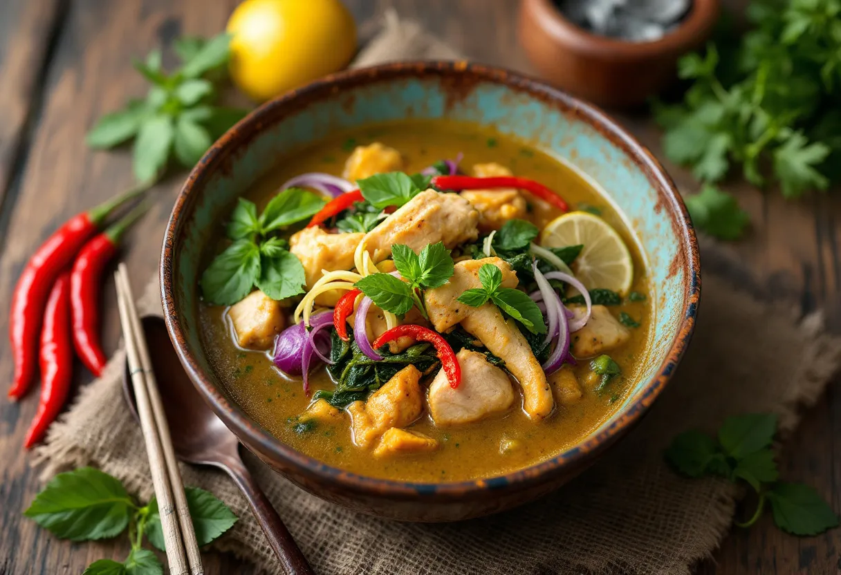 Chiang Mai Fermented Greens Curry recipe image