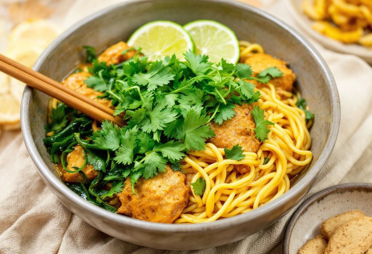 Chiang Mai Spiced Curry Noodles recipe image