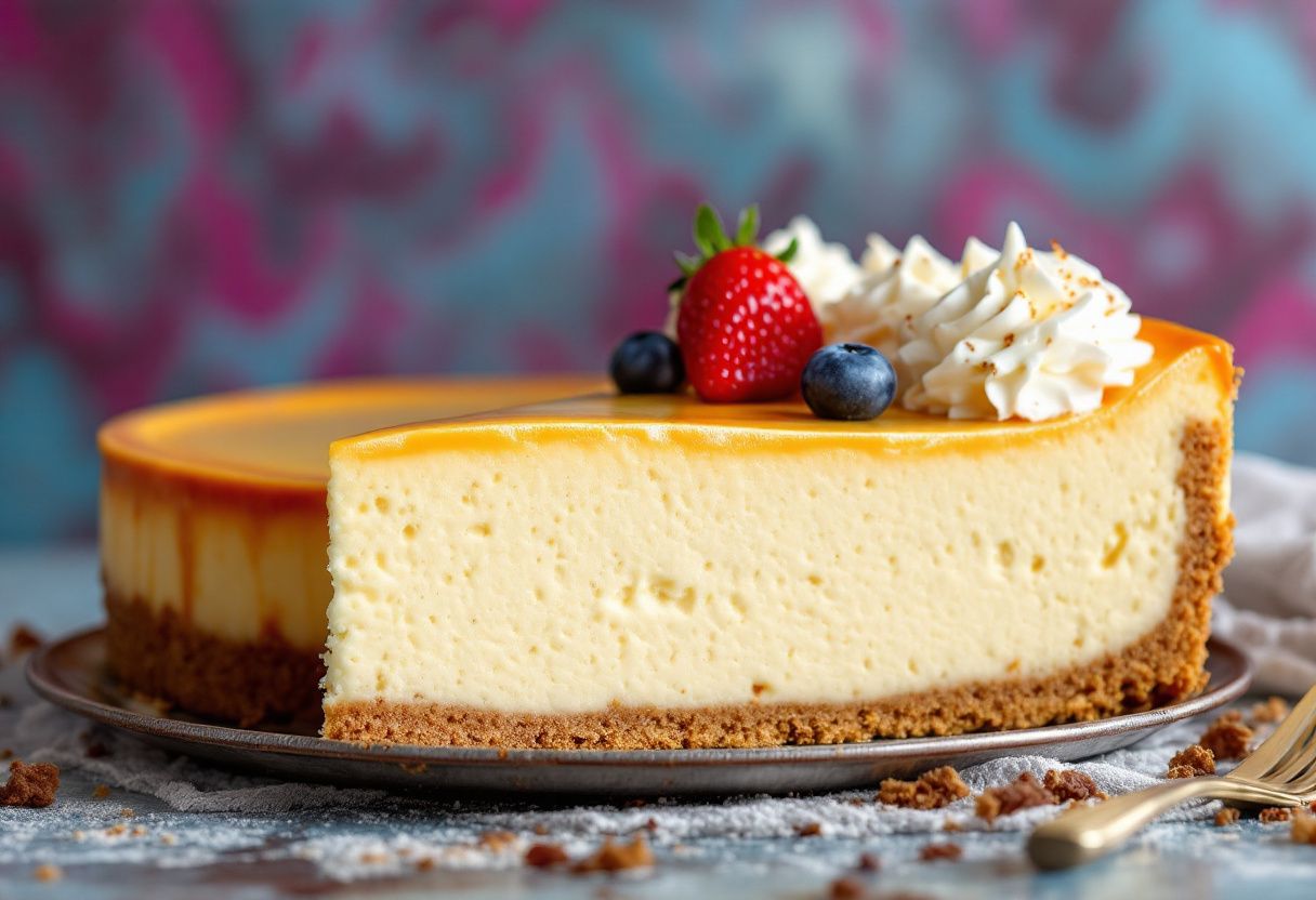 Chicago-Style Deep Dish Cheesecake recipe image