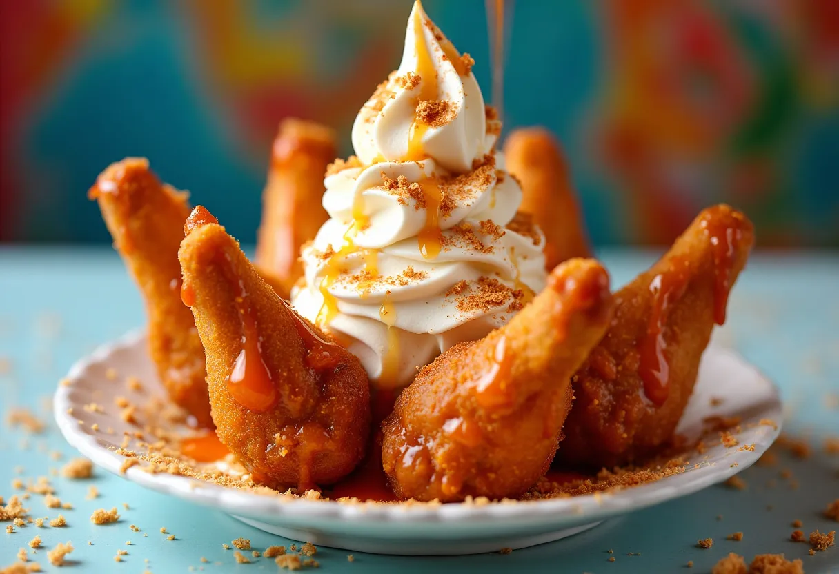 Chicken Wing Ice Cream From The Simpsons Tv Show