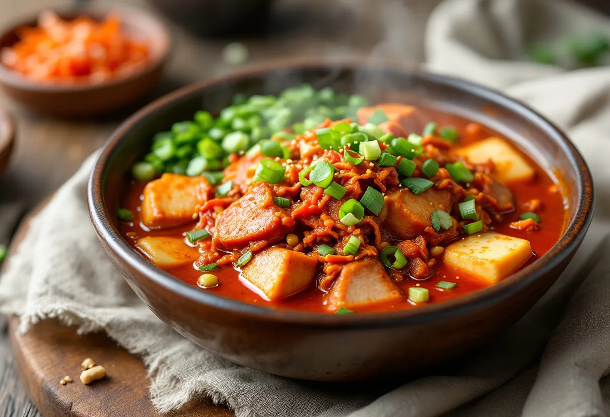Chili Kimchi Stew recipe image