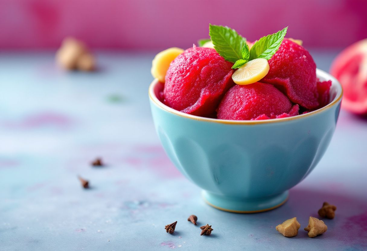 Chilled Zobo Sorbet