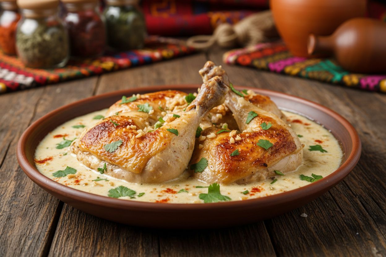 Chkmeruli recipe image