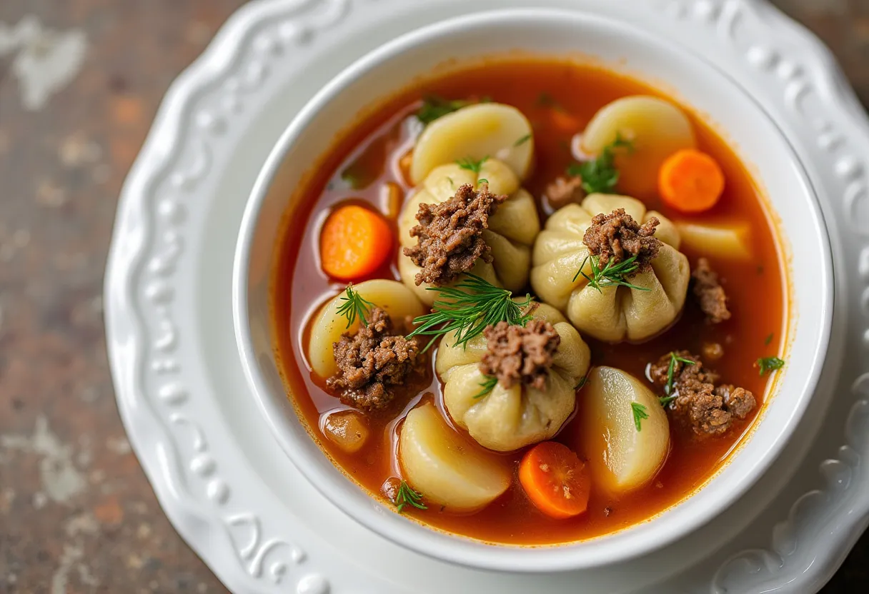 Chuchvara Soup recipe image