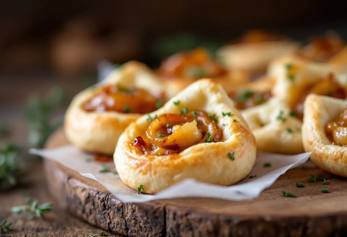 Cibulové Koláčky recipe image