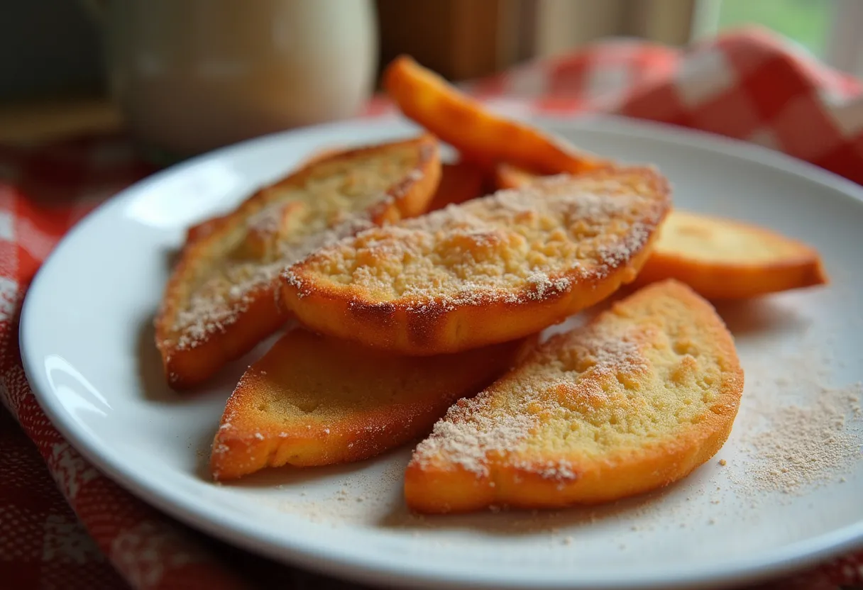 Cinnamon Bannock Wedges