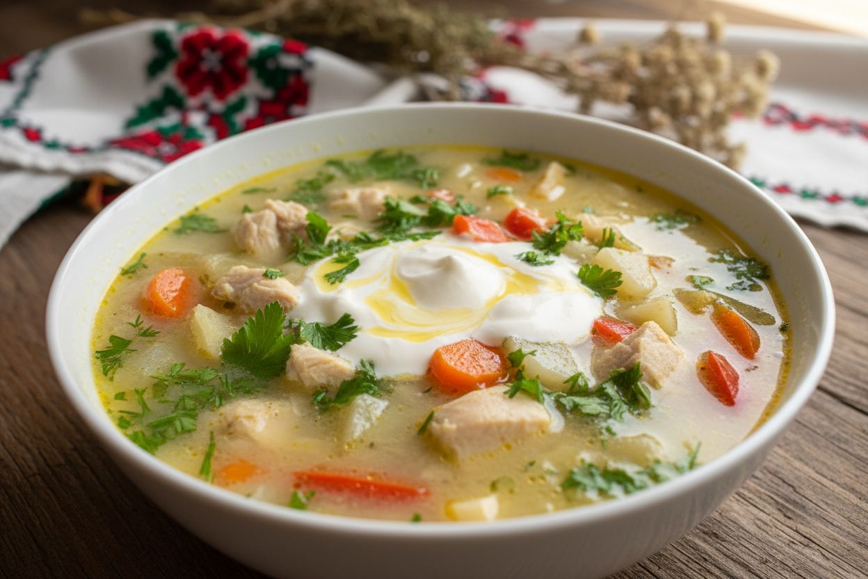 Ciorbă rădăuțeană recipe image