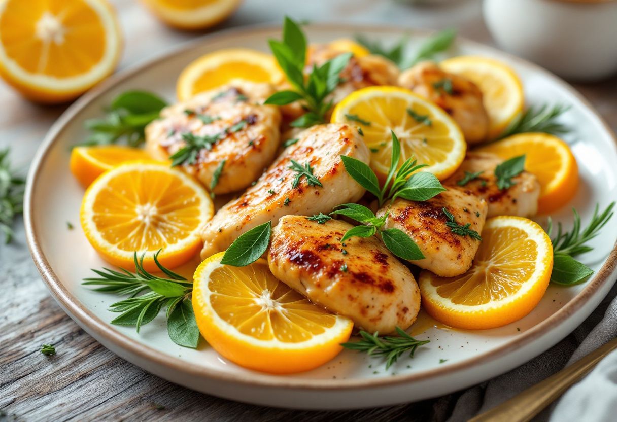 Citrus Bay Chicken  recipe image