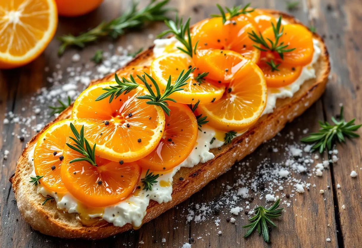 Citrus Languedoc Tartine