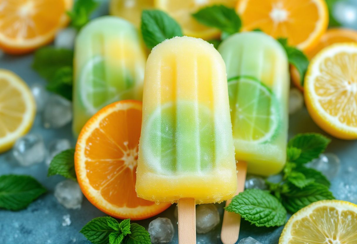 Citrus Tea Pops