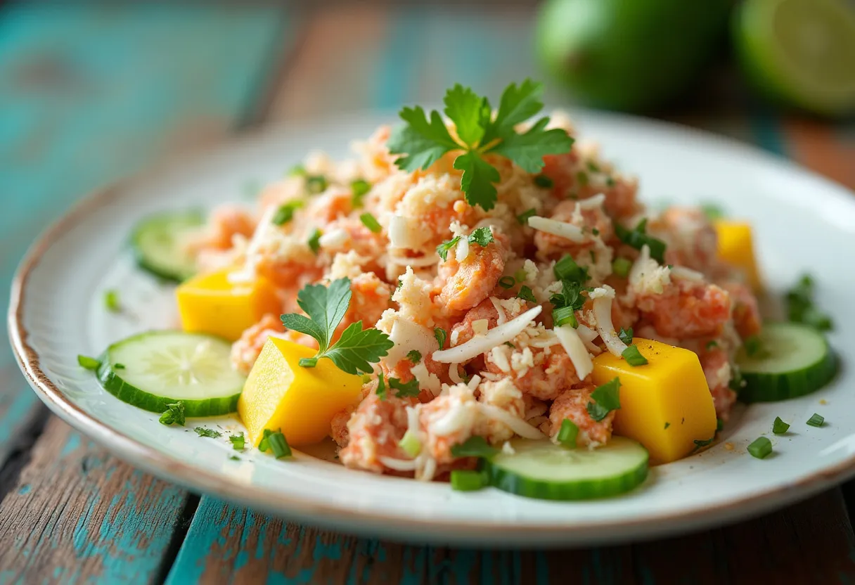 Coconut Crab Salad