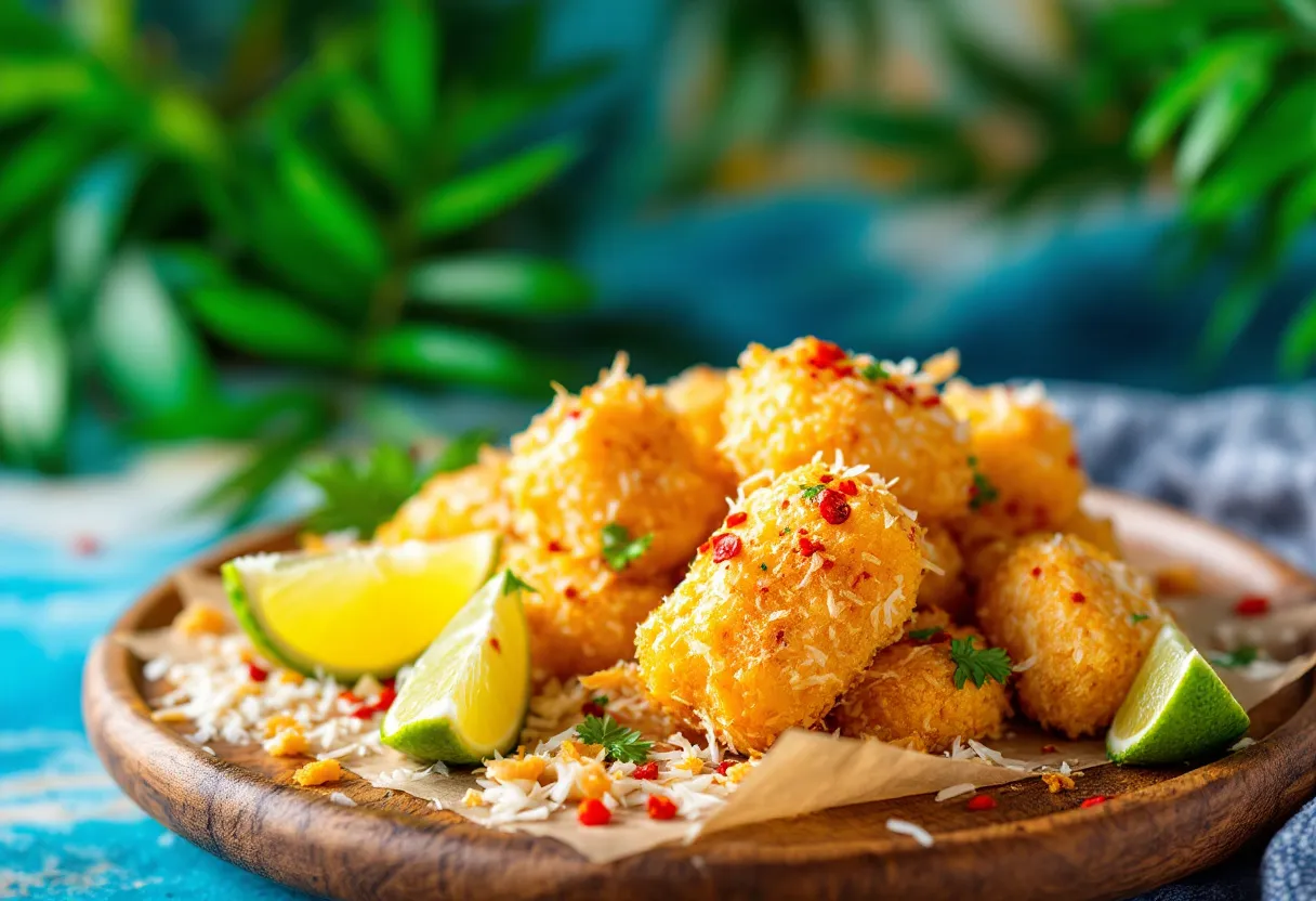 Coconut-Crusted Fish Bites