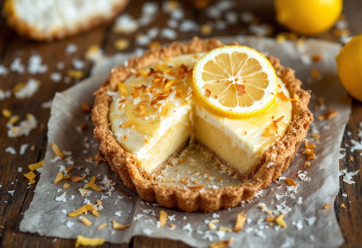 Coconut Curdle Pie recipe image