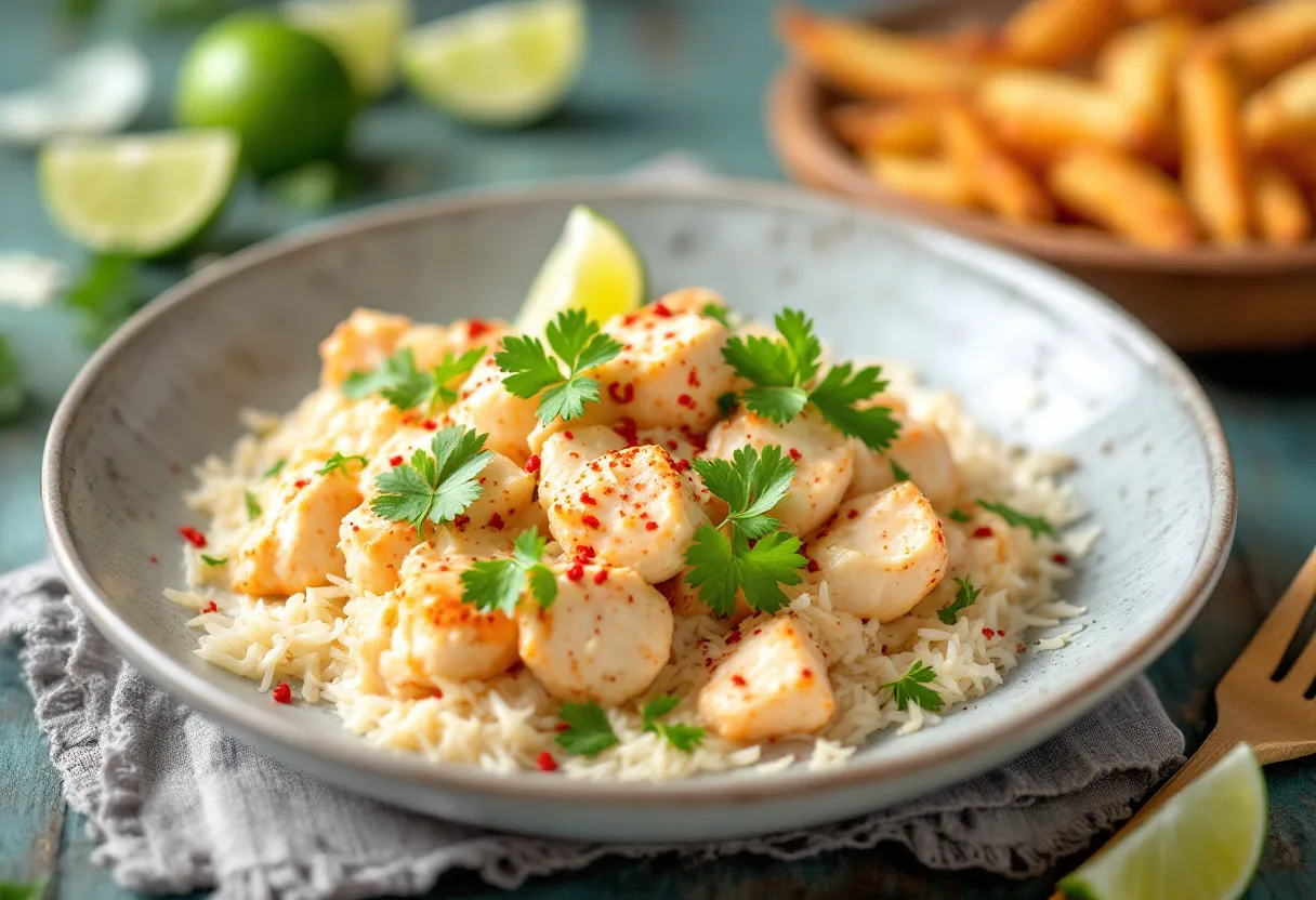 Coconut Red Crab Bake recipe image