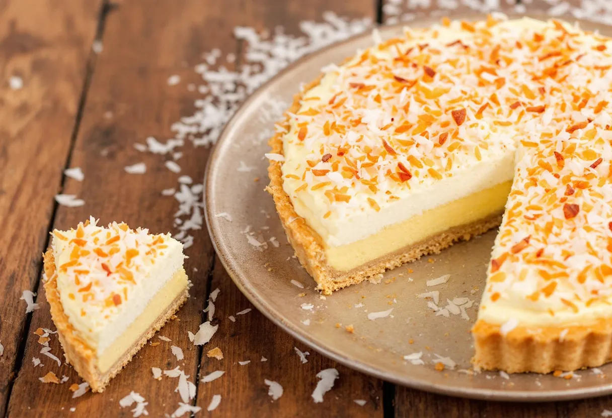 Cocos Lush Coconut Tart recipe image