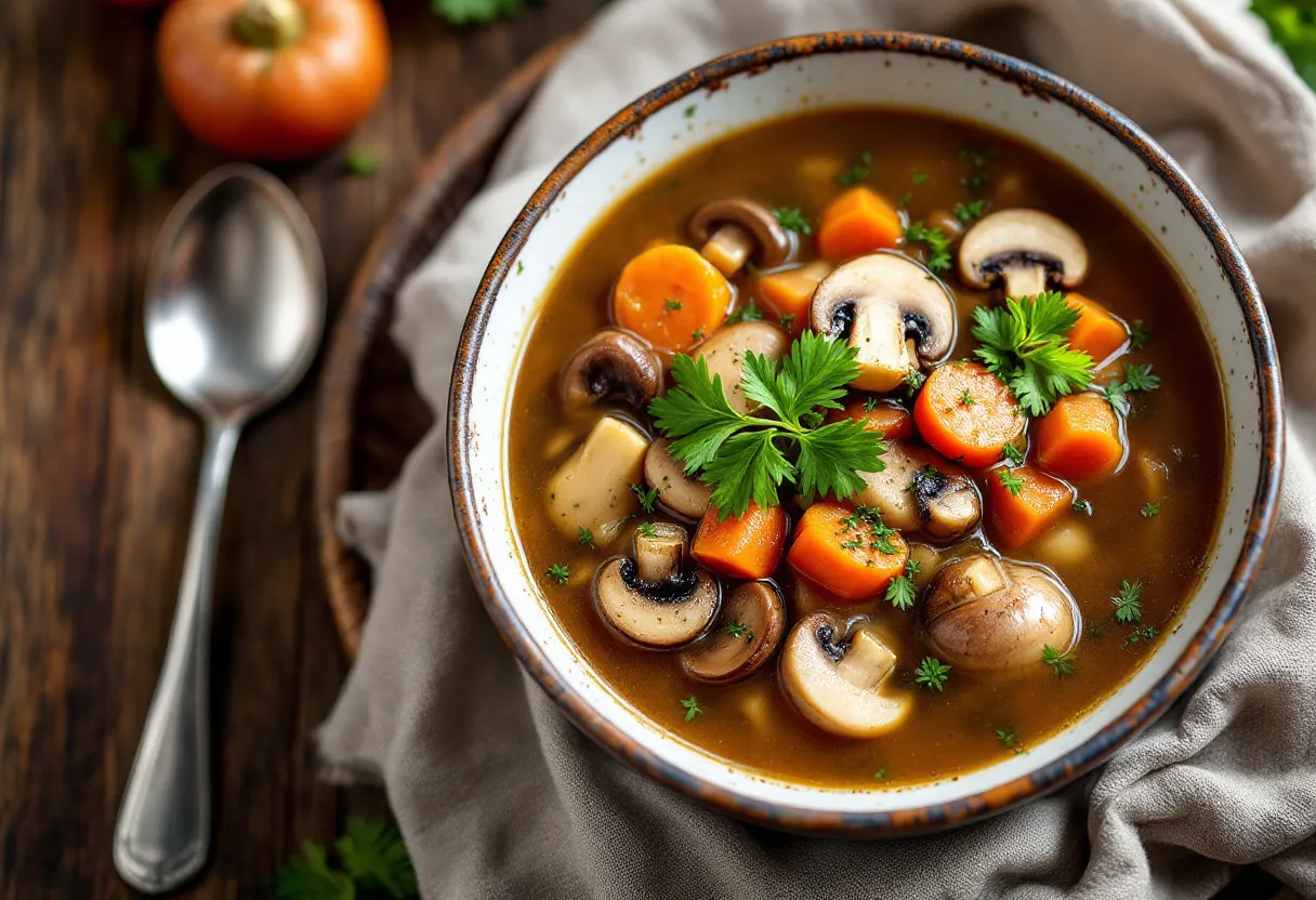 Čorba sa Pečurkama recipe image