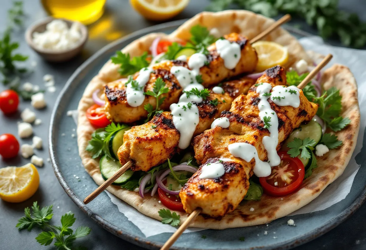 Cretan Yoghurt Souvlaki recipe image