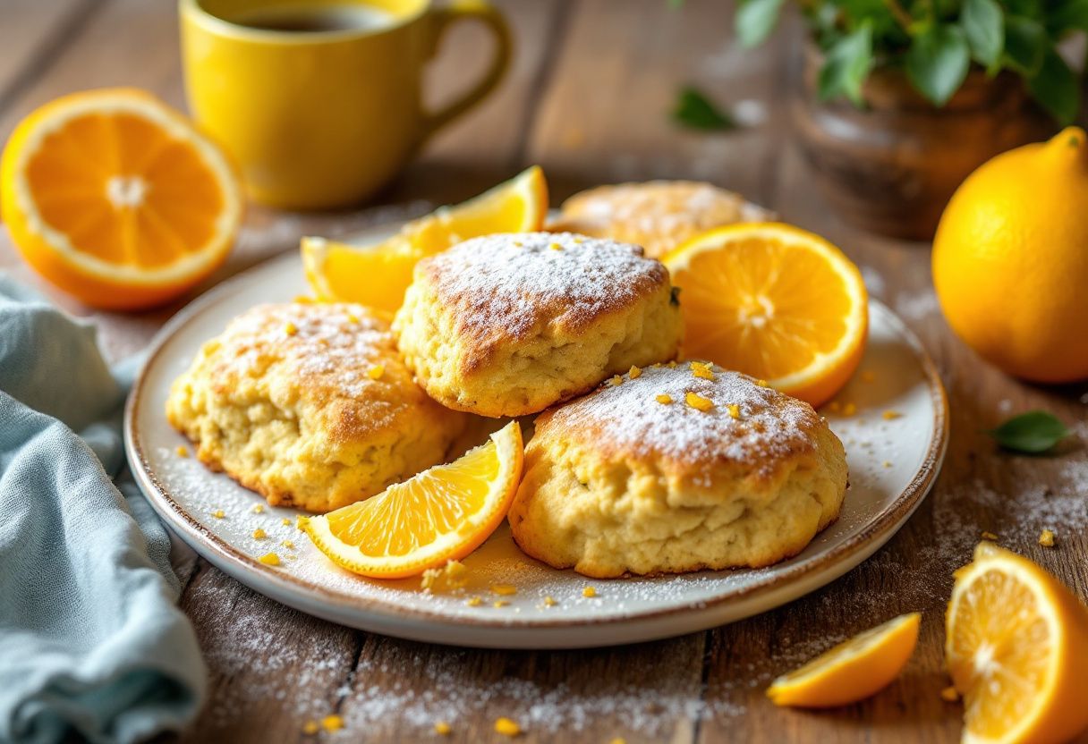 Cymru Citrus Scone