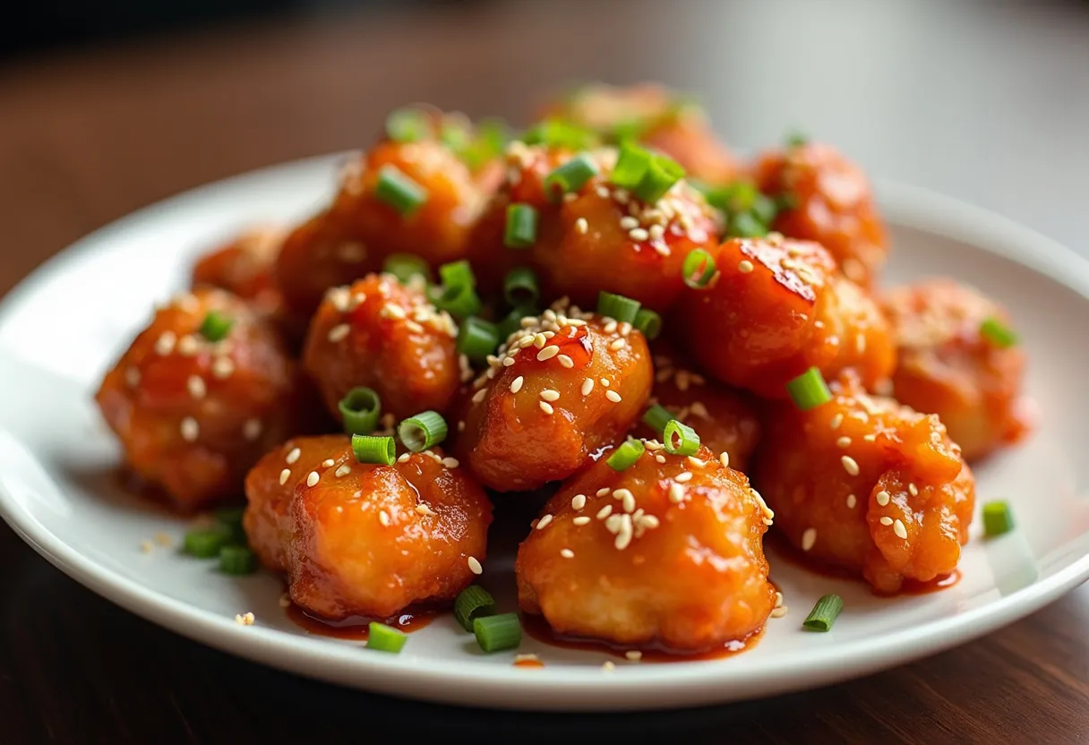 Dakgangjeong Bites recipe image