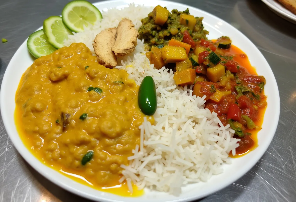 Dal Bhat Tarkari recipe image