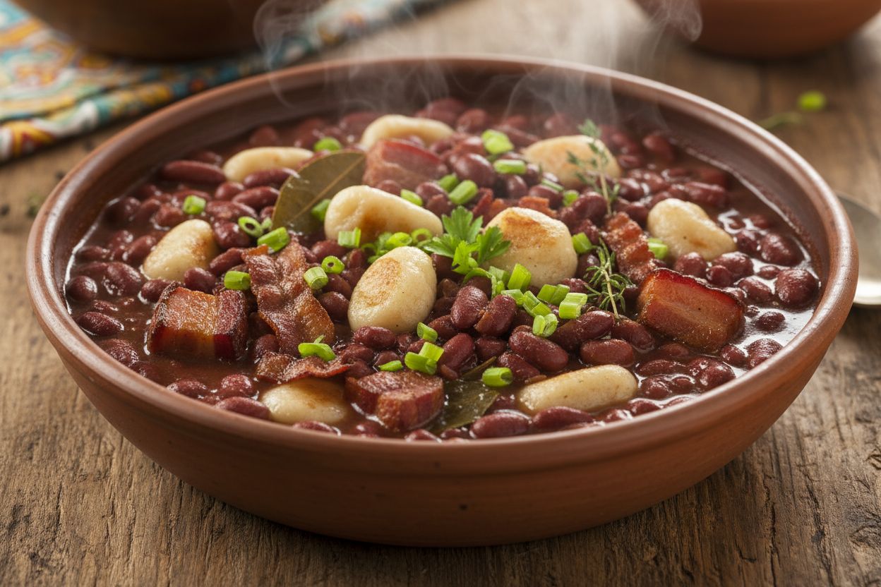 Dombrés aux haricots rouges recipe image