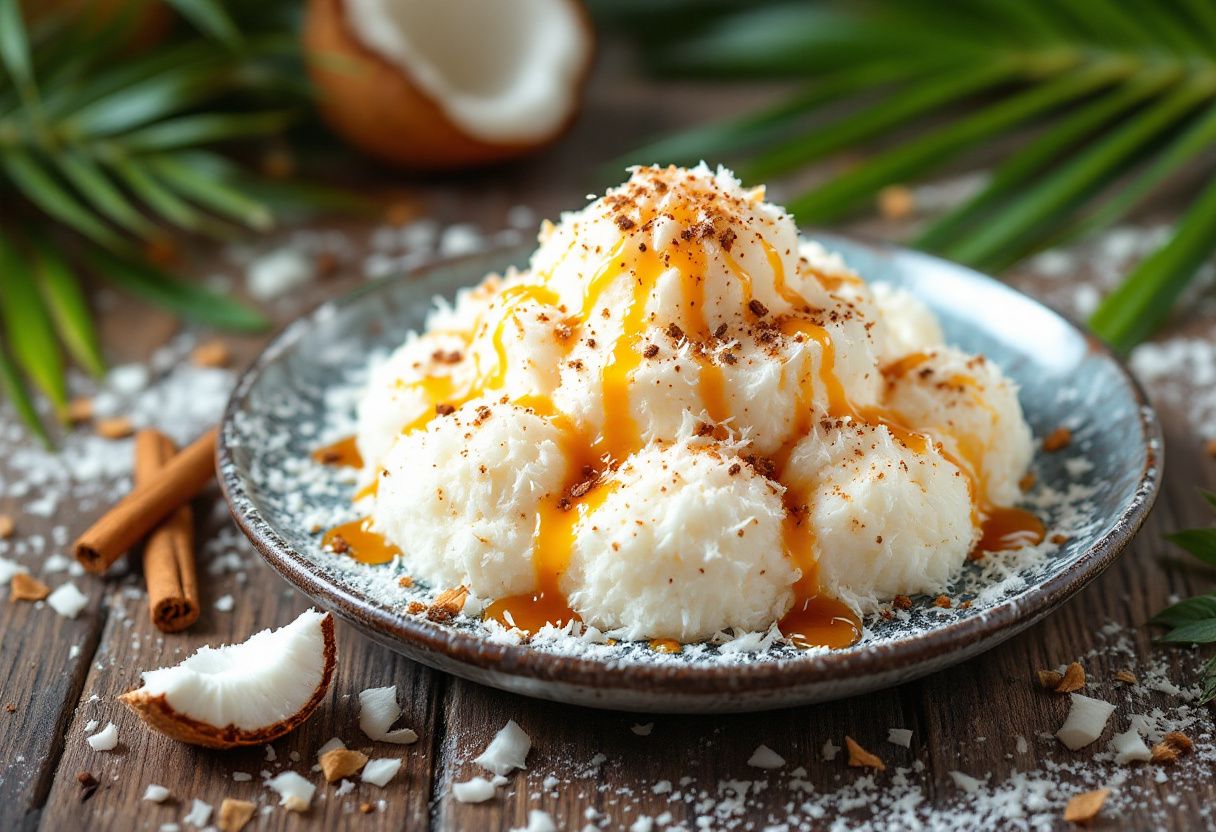 Dominican Coconut Snowfall recipe image