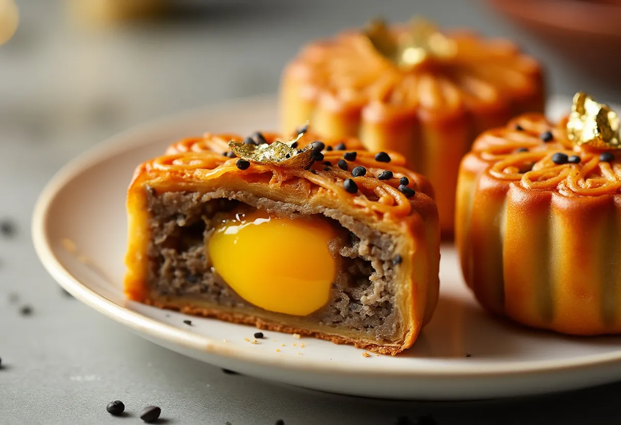 Dragon Pearl Mooncakes recipe image