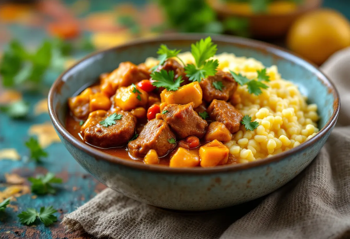 Durban Curry Pap recipe image